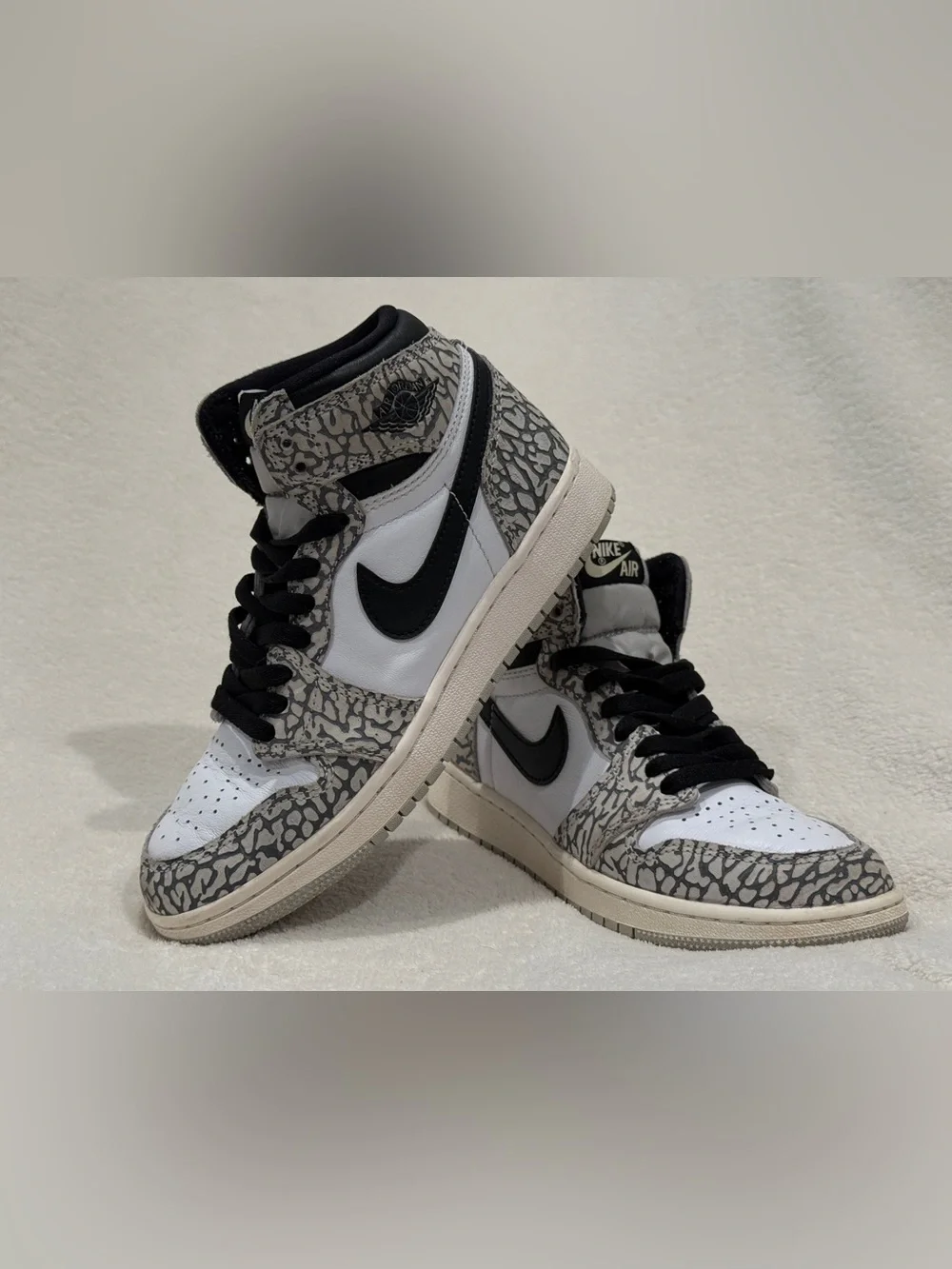 Nike Kids Air Jordan 1 Retro High OG “White Cement”